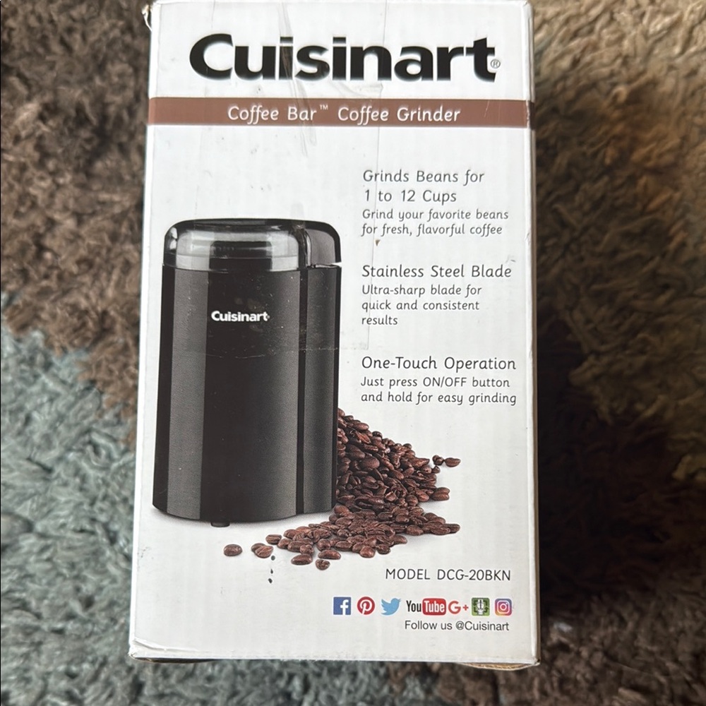Cuisinart Coffee Bar Grinder in Black
